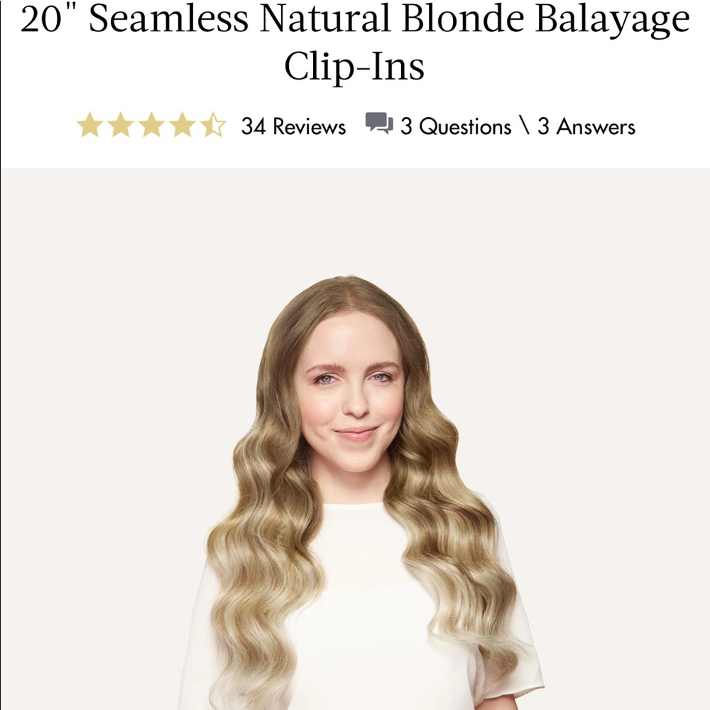 Luxy hair seamless clip in extensions
